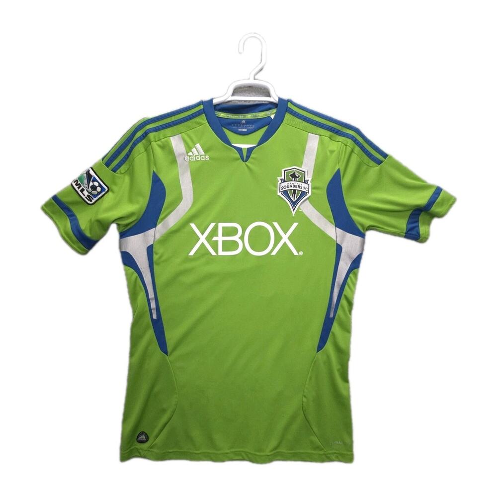 Seattle Sounders Jersey Mens Medium Adidas Climacool 11/12 Home Jhon Hurtado #34